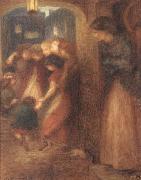 Dante Gabriel Rossetti The Gate Memory oil